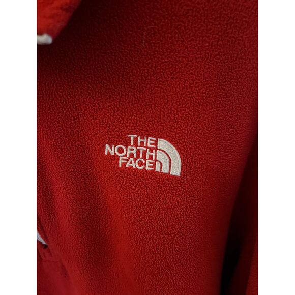 The North Face Mens Red Half Zip Pullover Fleece Size XL - Picture 3 of 5